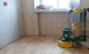 Шлифовка паркета
